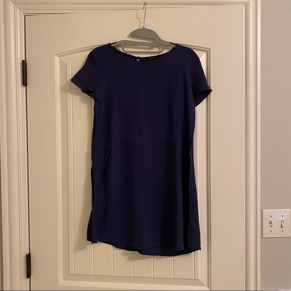 Navy T-shirt dress